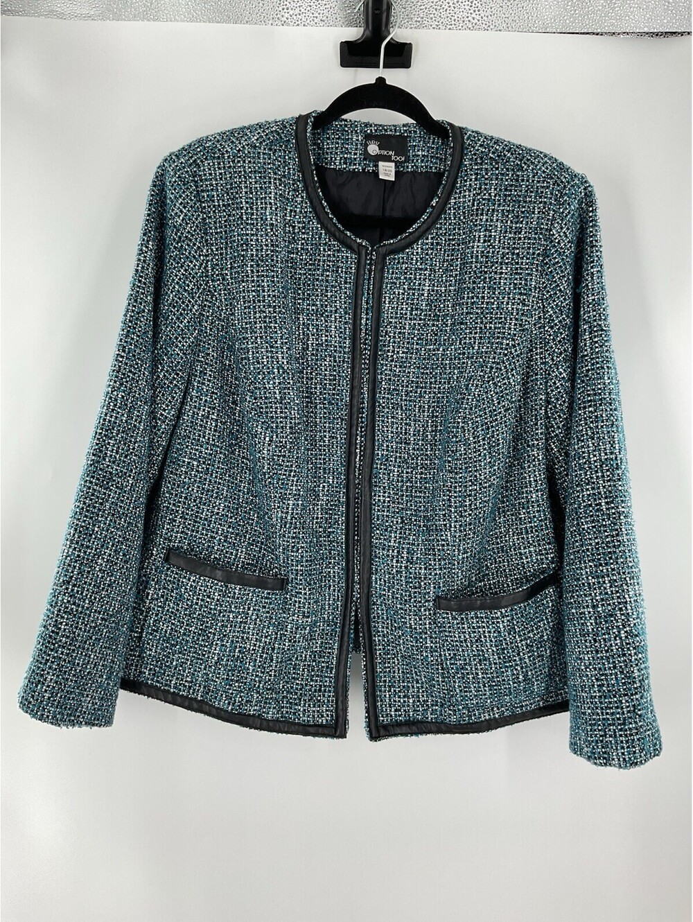 First Option Too! Woman 18/20 Woven Blazer Dress Jacket 119